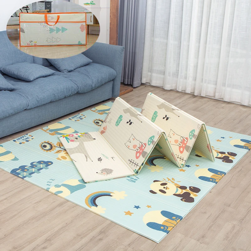 

Baby Play Mat Foldable Crawling Carpet Waterproof XPE Foam Puzzle Mat Soft Floor Playmat Educational Toys Kid Game Activity Rug