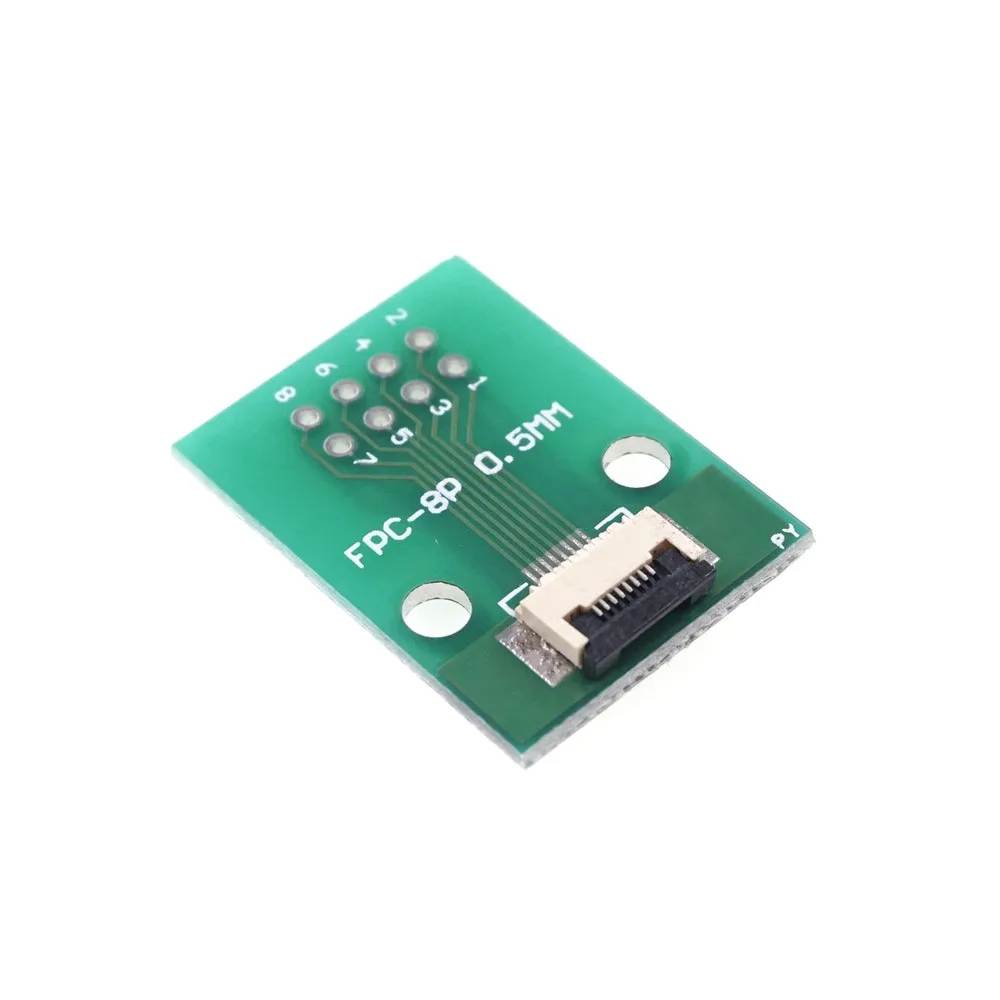 1 шт. FPC FFC кабель 4 6 8 10 12 15 20 24 30 40 50 60 PIN 0 5 мм PCB адаптер до 2 54 дюймовый шаг через