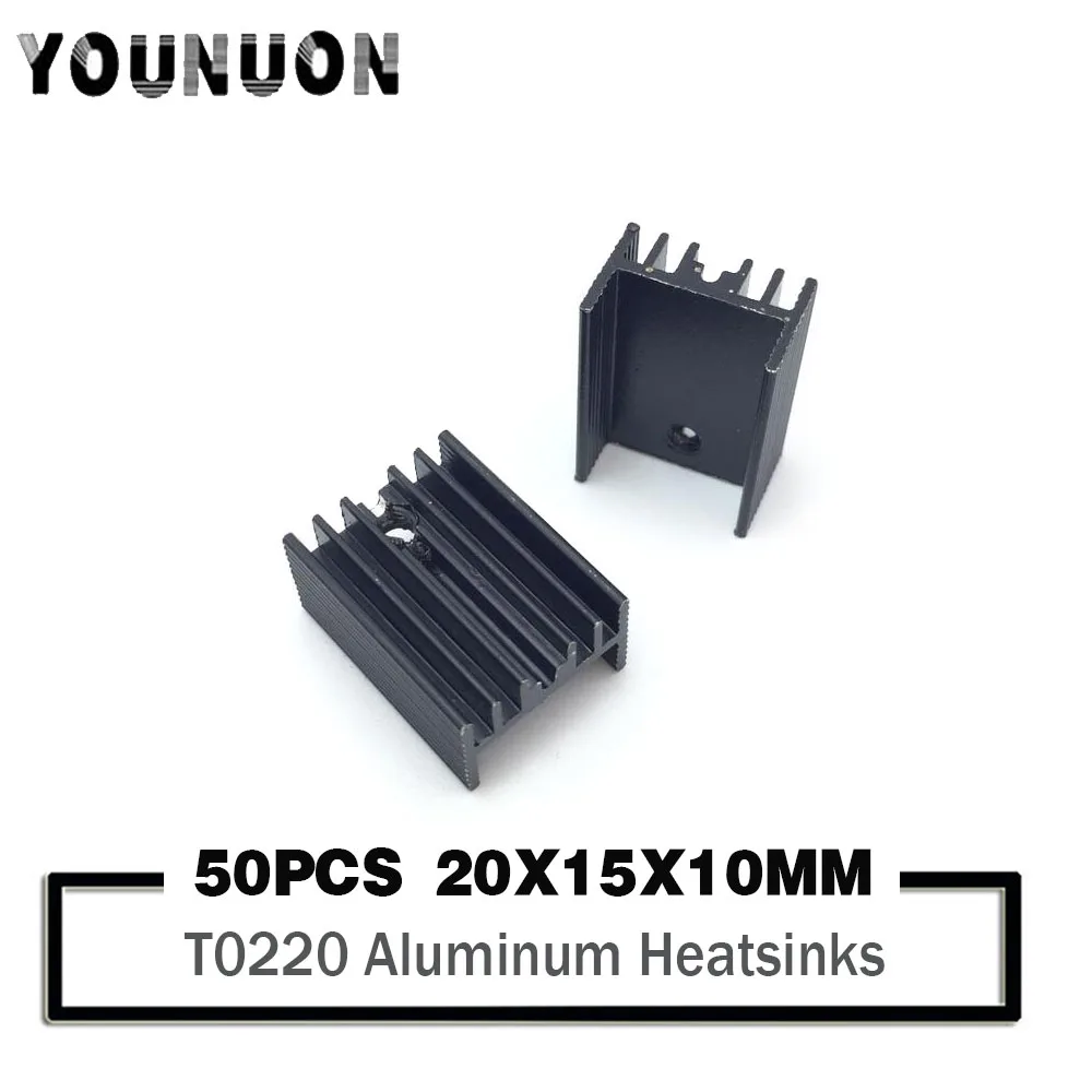 50pcs Younuon T0220 20x15x11mm Stepper Driver Mosfet Transistor Ic