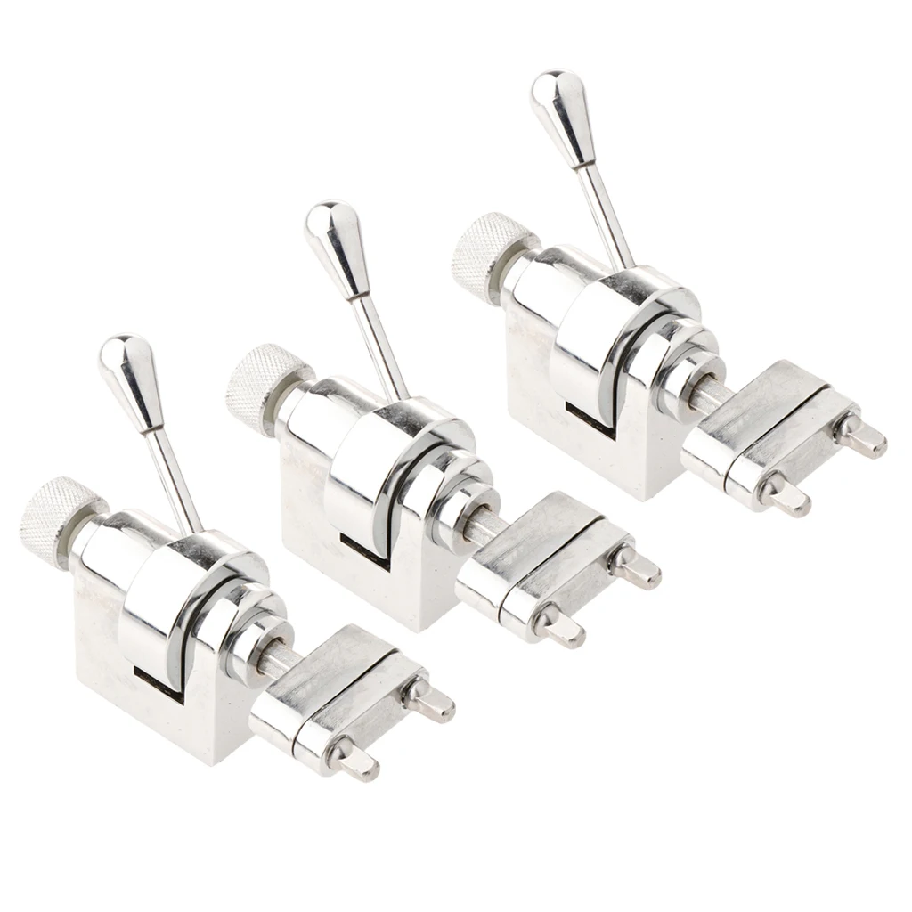 

MagiDeal 3PCS Metal Rotary Type Drum Set Regulator Strainer Percussion Part