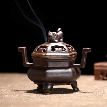 

vintage backflow Incense Burner Censer Oil Burner Aroma vaper smoke Incense Holder bruciatore incenso Incense Holder QBA60XXL