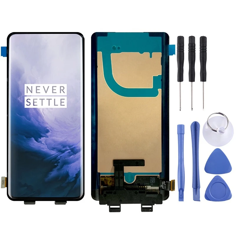 AMOLED lcd 6,6" Замена OnePlus 7 Pro ЖК-экран Сенсорная панель дигитайзер One Plus Новые запасные части OnePlus 7Pro