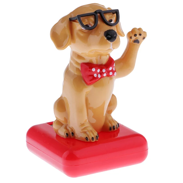 10 Types Solar Powered Shaking Solar Powered Toy Bobble Head Figure Dancing Toy Gift 2