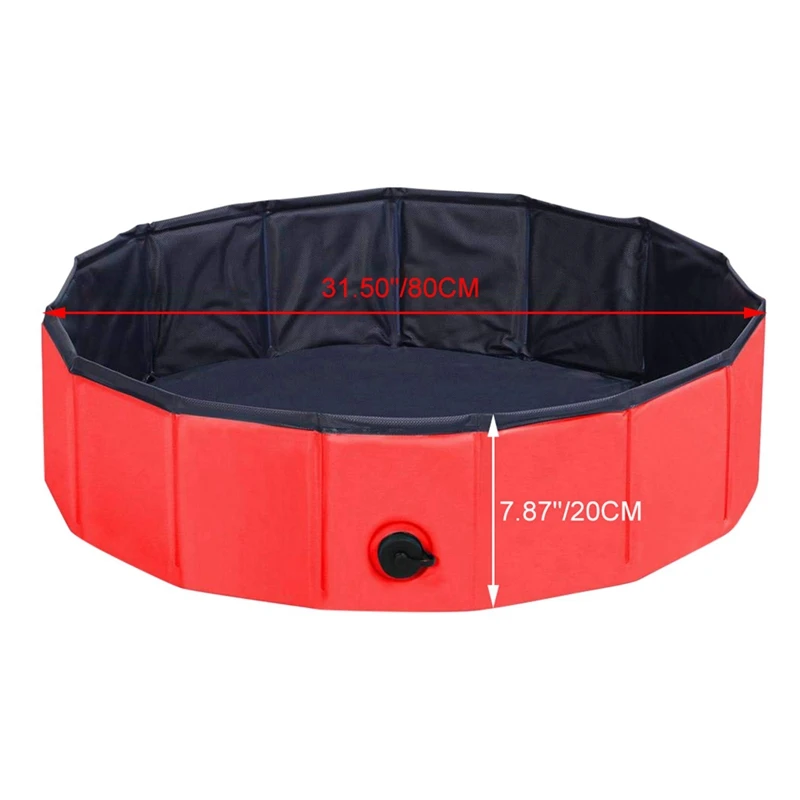 Летний Pet PVC портативный складной бассейн для собак, кошек на открытом воздухе/в помещении