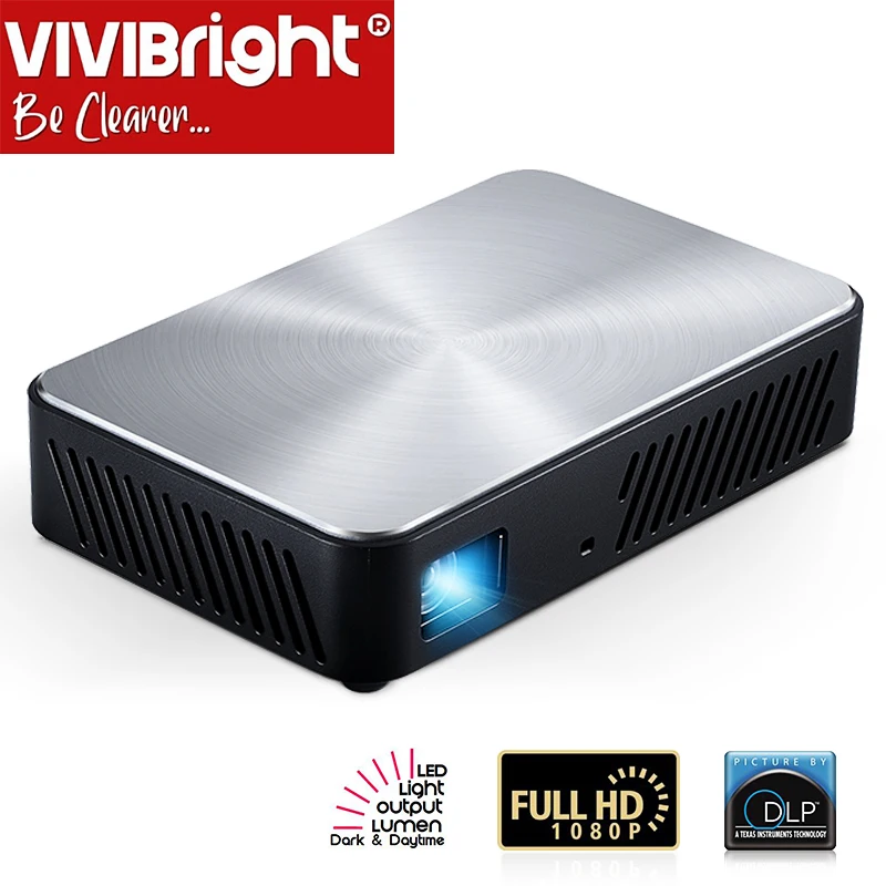 VIVIBRIGHT projektor full HD J10, 1920x1080 P, Android, WIFI, HD in. Bateria 6000 mAH, przenośny MINI projektor. 1080p kino domowe VIVIBRIGHT projektor full HD J10, 1920x1080 P, Android, WIFI, HD in. Bateria 6000 mAH, przenośny MINI projektor. 1080p kino domowe