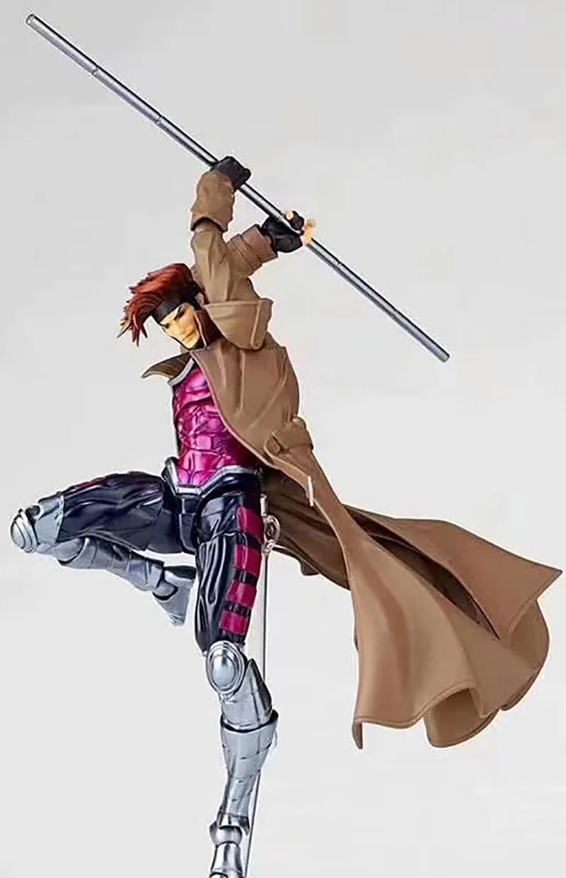 7 дюймов Marvel Amazing Yamaguchi Revoltech GAMBIT X-MEN серии NO.012 фигурка коллекция игрушка кукла подарок