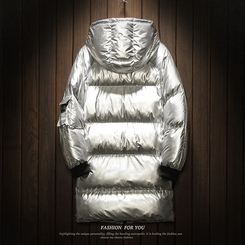 PViviYong, зимняя мужская куртка, модное мужское пальто с капюшоном, куртки для мужчин, высокое качество, хлопок, длинное пальто, Мужская одежда, парка 948