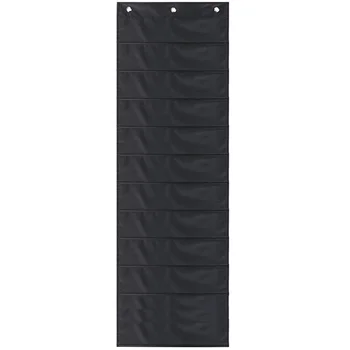 

10 Pocket Wall Hanging File Organiser Storage Vertical Hanging File Folder for Home, Office or School