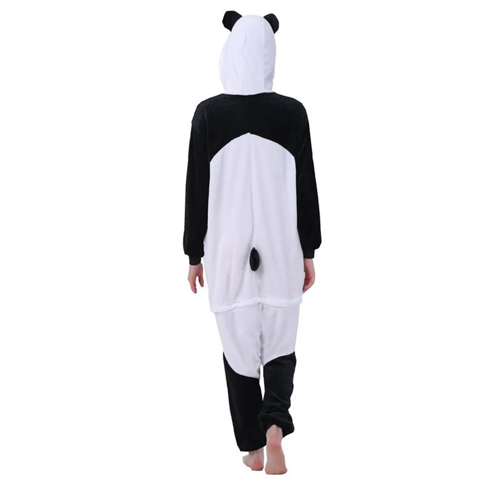 Пижамы для женщин, кунг-фу, панда, кигуруми, фланелевые пижамы с милыми животными, комплекты, женская зимняя одежда для сна, ночная рубашка, пижама, домашняя одежда