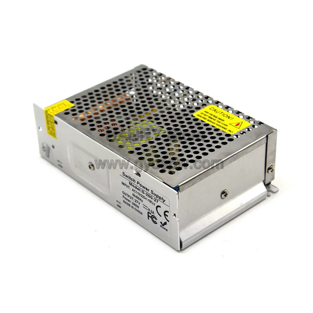 Универсальный DC27V 9.3A 180 Вт переключатель питания Трансформаторы переменного тока 100-240 В вход в DC 27 в SMPS для камеры видеонаблюдения шаговый ЧПУ