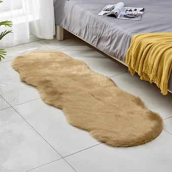 

Extended Cloud Shape Rug for Bedroom Bathroom Soft Fluffy Carpet Household Washable Floor Mats Non-slip Area Rugs 8 Colors