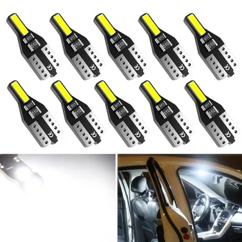 

10x W5W T10 LED Bulb 194 168 Car Interior Light Dome Trunk Parking Light For Lada Vesta Granta Kalina Niva Renault Duster Megane