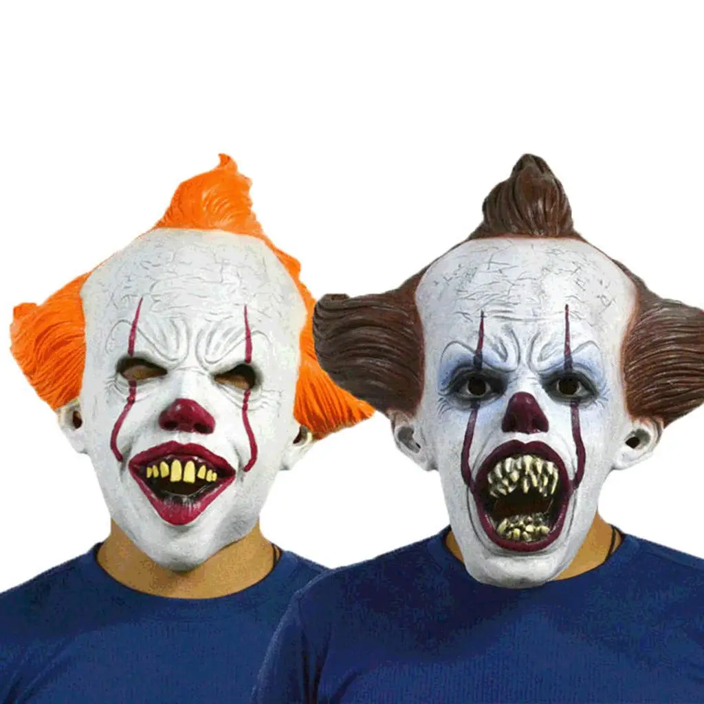 

AniLnc New Halloween Clown Mask Headgear It: Chapter Two Pennywise (Clown Back Spirit 2) Adult Mask