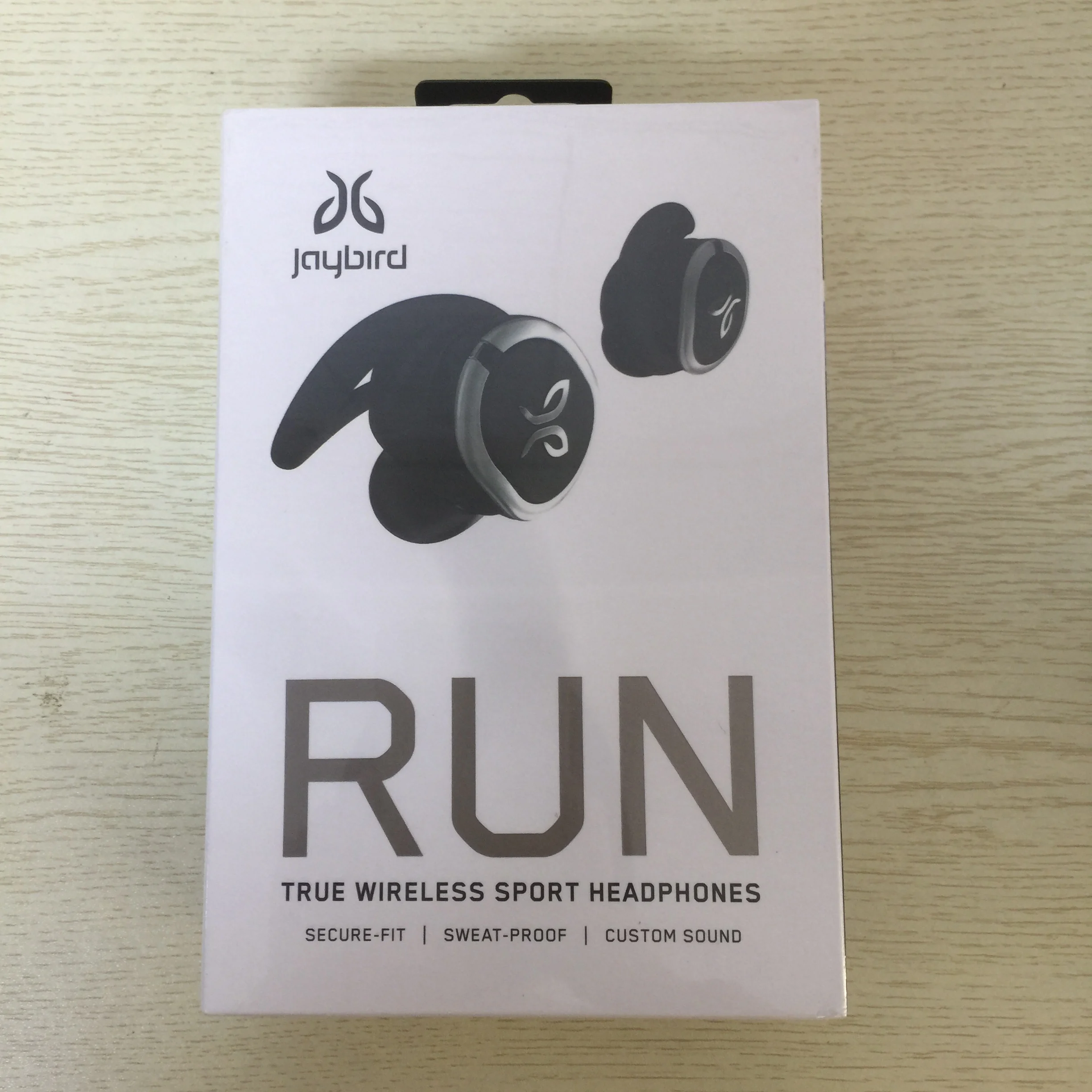 Новые беспроводные наушники logitech Jaybird RUN True Sport для бега, защищенные от влаги и пота, на заказ, 12 часов звука