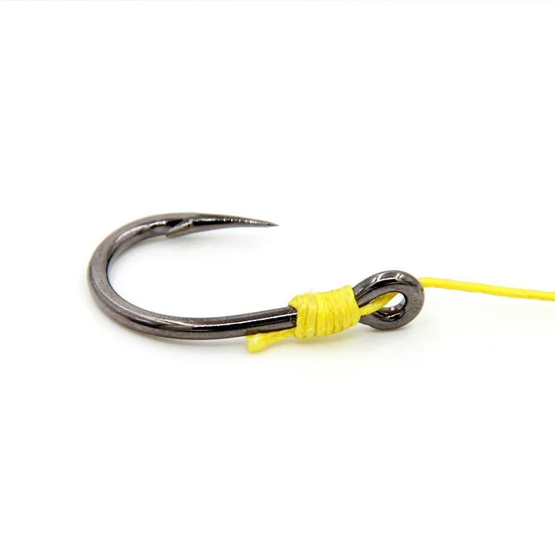 50pcs Mustad Hooks Jig Bait Deep Ocean  10827np# 4X Strong  Barbed Fishhook  Pesca Anzol Iron Board