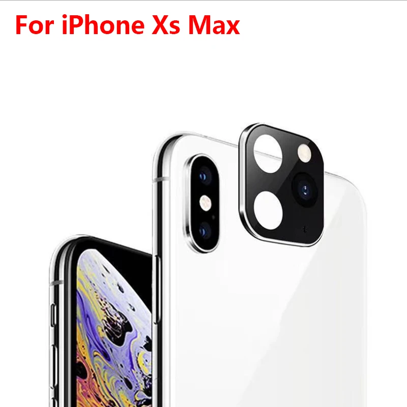 Для iPhone 11 Pro Max крышка объектива камеры защита мотыги для iPhone XS MAX XR X защита из титанового сплава Obiektyw - Цвет: cameralensdeksel