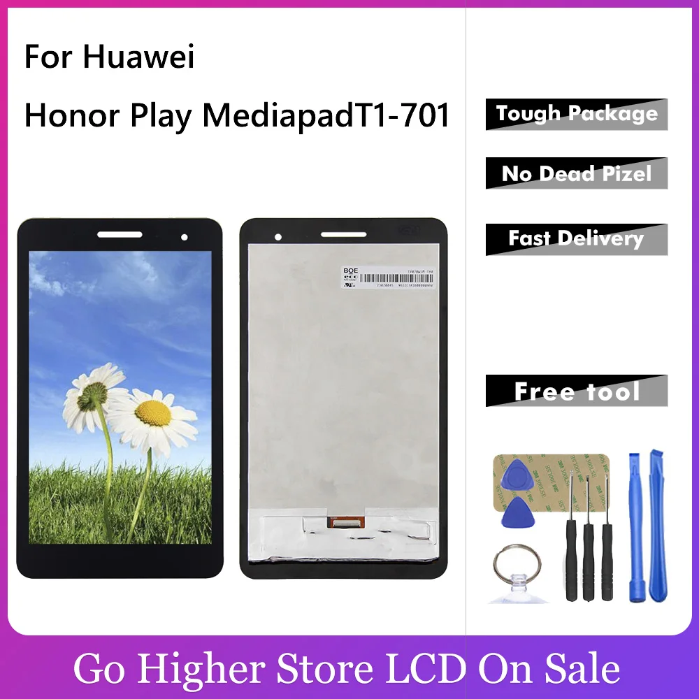 7 0 ''ЖК дисплей для Huawei Honor Play Mediapad T1-701 T1 701U T1-701U T1-701W ЖК-дисплей сенсорный экран