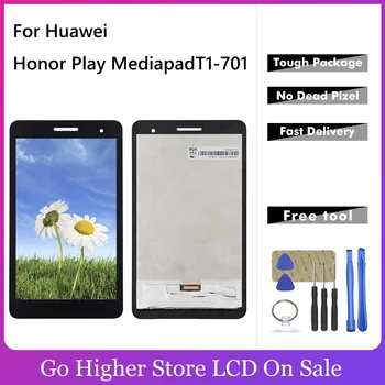 

7.0'' LCD For Huawei Honor Play Mediapad T1-701 T1 701U T1-701U T1-701W LCD Display Touch Screen Panel Digitizer With Tools