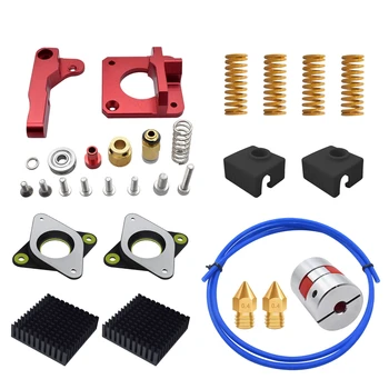 

1 Set Ender 3 Upgrade Kit Springs Extruder Sock Tube Stepper Dampers Heatsinks Coupler for Ender 3 3D Printer