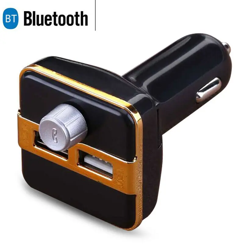 Беспроводной Bluetooth передатчик громкой связи автомобиля MP3 FM плеер двойной USB lcd зарядное устройство YAN88