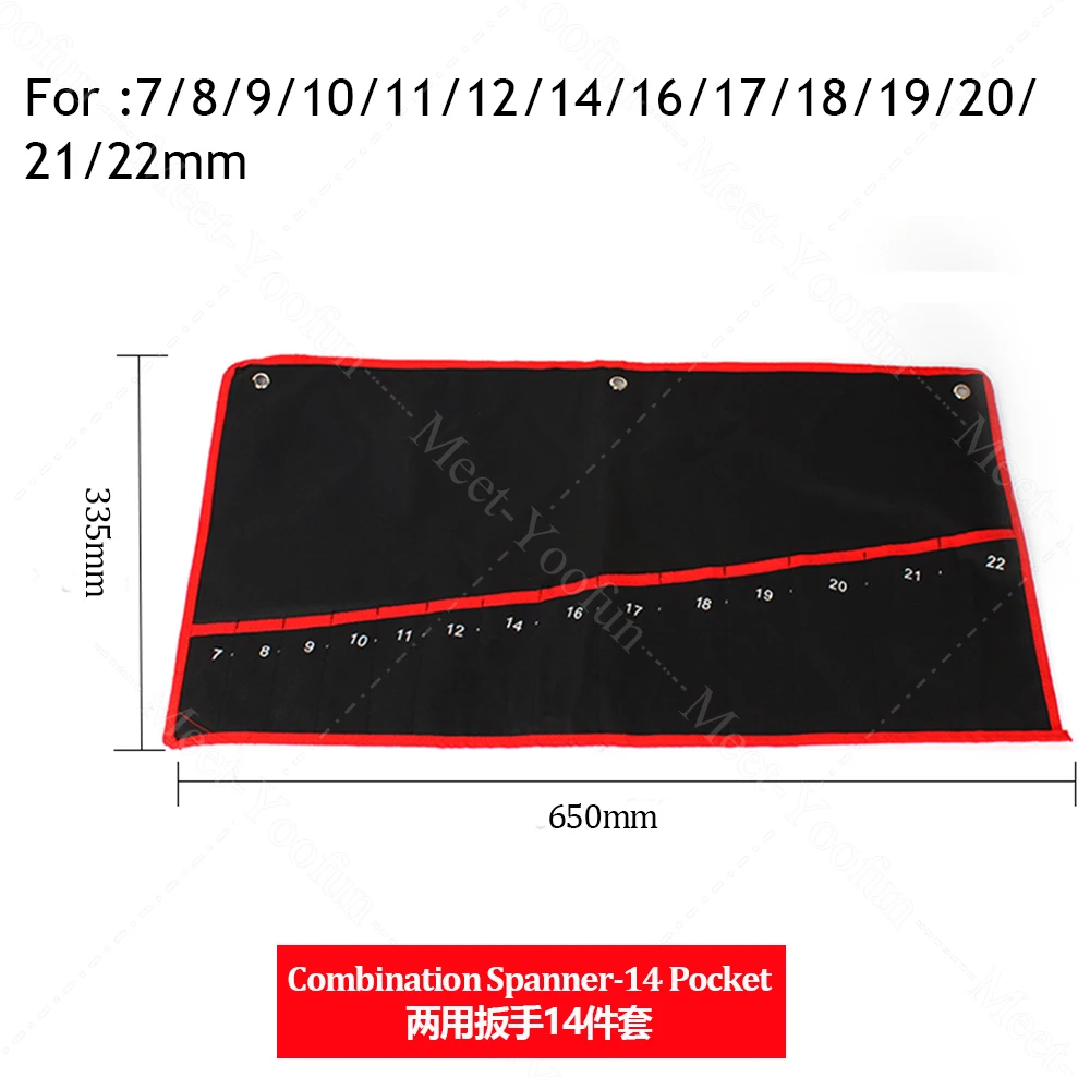 roller cabinet Practical Canvas Tool Bag wrench tool roll up Foldable Spanner Organizer Pouch Case hand tool storage bag Tool Hand Repair tools tool chest on wheels Tool Storage Items