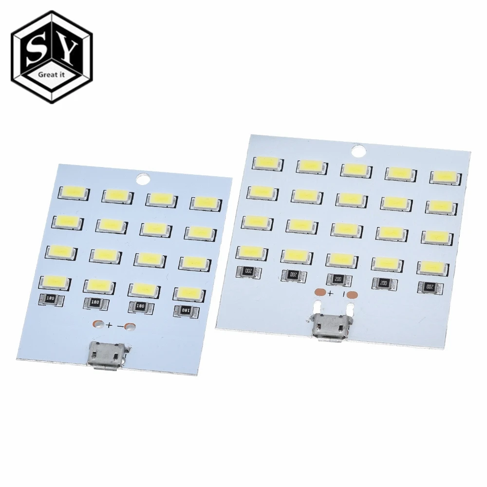 1 шт. высокого качества 5730 smd 5V 430mA ~ 470mA белый Mirco Usb светодиодный светильник ing