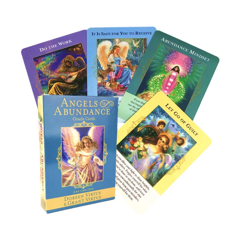 Tarot-Card Angels Abundance Friend Family English-Guidebook Party of with Toys NEW