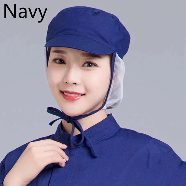 Women Men Mesh Visors Caps Chef Waiter Work Wear Hat Kitchen Restaurant Bakery Men Women