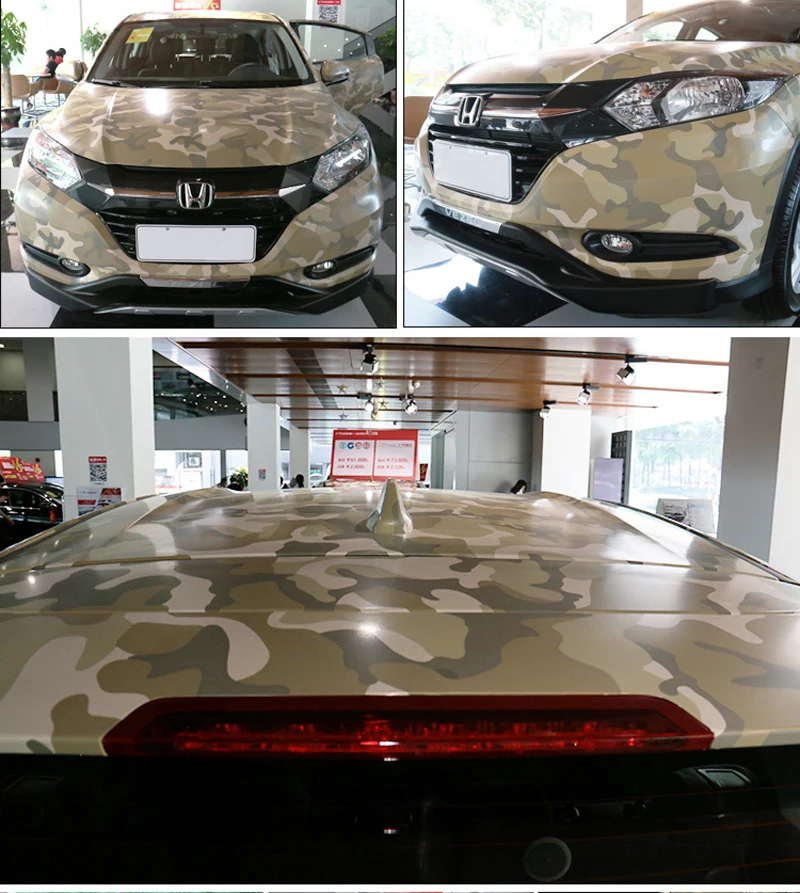 Desert Camouflage Vinyl Film Sticker-8