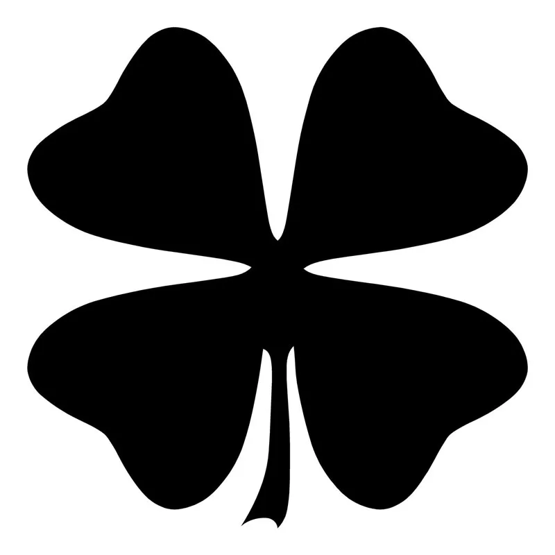 

Car Sticker Logo Personality 4 Leaf Clover Window PVC Decals Motorcycle Accessories Car Sticker C6.5*6.5CM