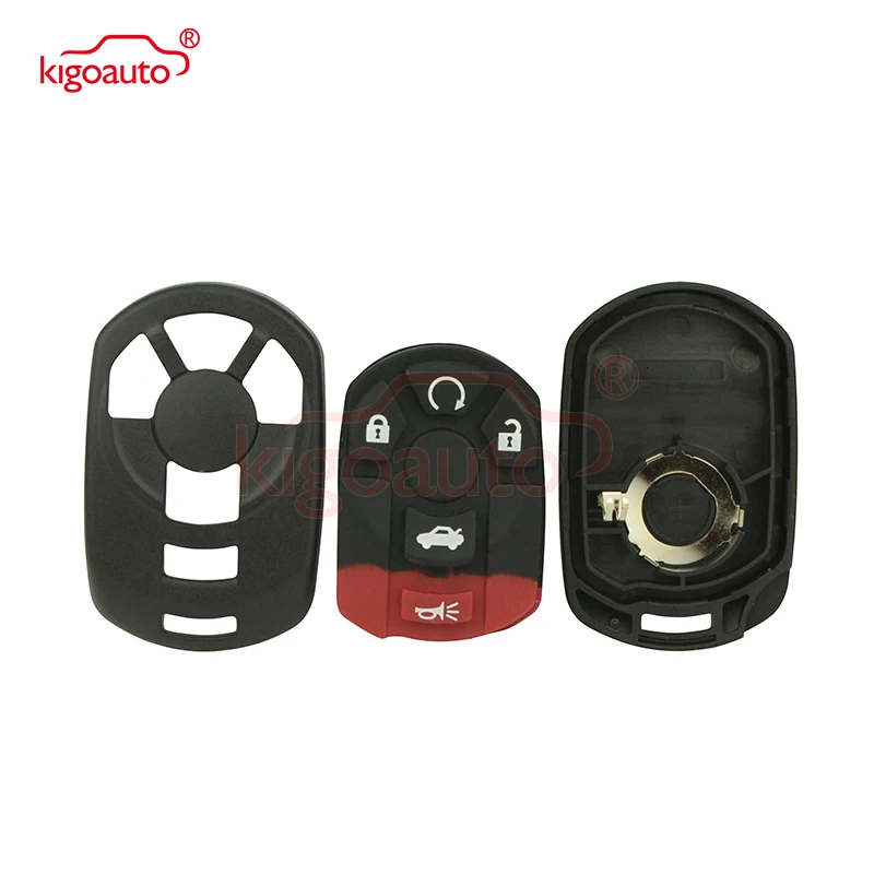 Kigoauto M3N65981403 смарт-ключ оболочки чехол 5 Кнопка 15212382 для Cadillac STS 2005 2006 2007 2008 2009 2010 2011