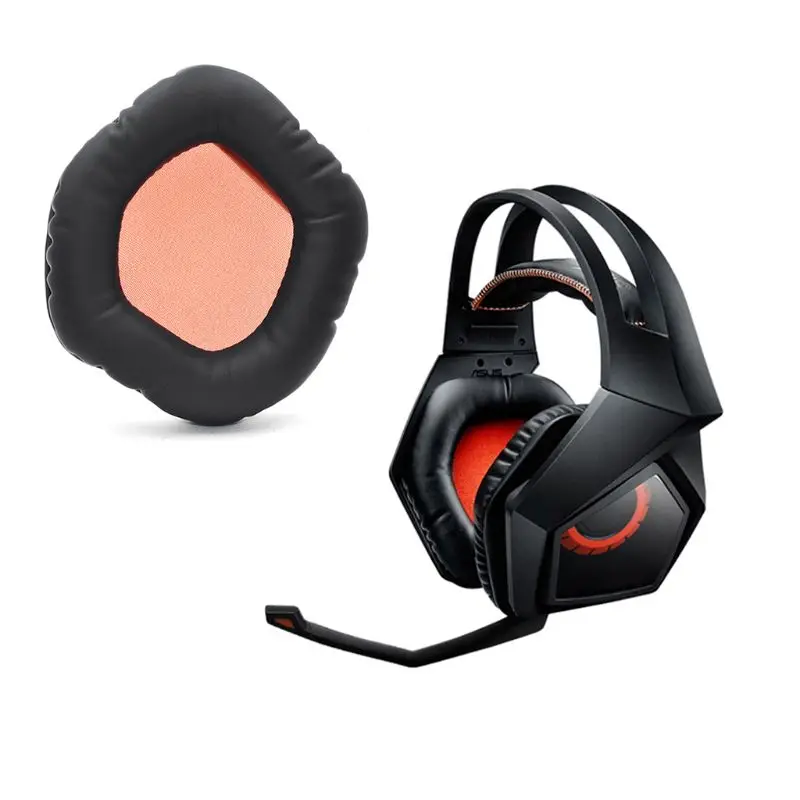 2PCS Leather Earpads Ear Cushions Cover for ASUS STRIX 7 1 2 0 PRO DSP Headphone H05A