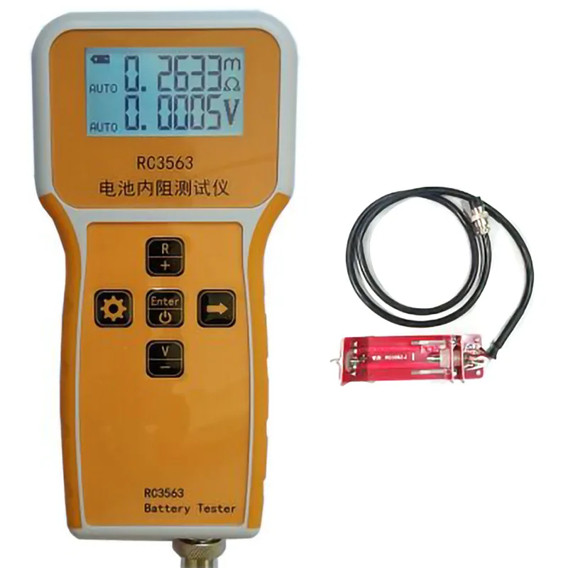 

RC3563 Handheld Battery Internal Resistance Tester Analyzer for Car Vehicle Lead-Acid Battery Dry Cell Qiang