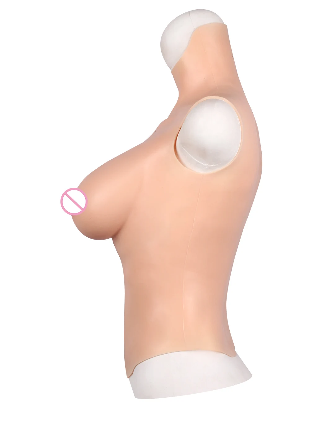 EYUNG drag queen D cup half body Silicone breast forms for crossdressing man from male to female and shenmale sexy fake boobs (7)