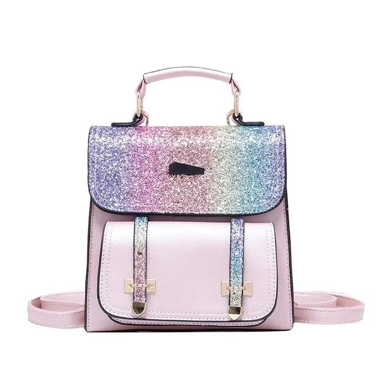 

Bag Women's 2018 New Style Backpack Fashion Sequin Ulzzang Backpack Korean-style Versatile Single-shoulder Crossbody Bag Fashion