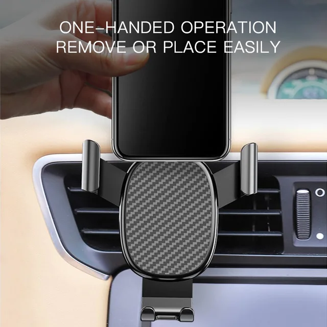 Car Phone Holder Mobile Phone Holder for Car Holder Phone Stand Steady Fixed Bracket Support Gravity sensing Auto Grip 2