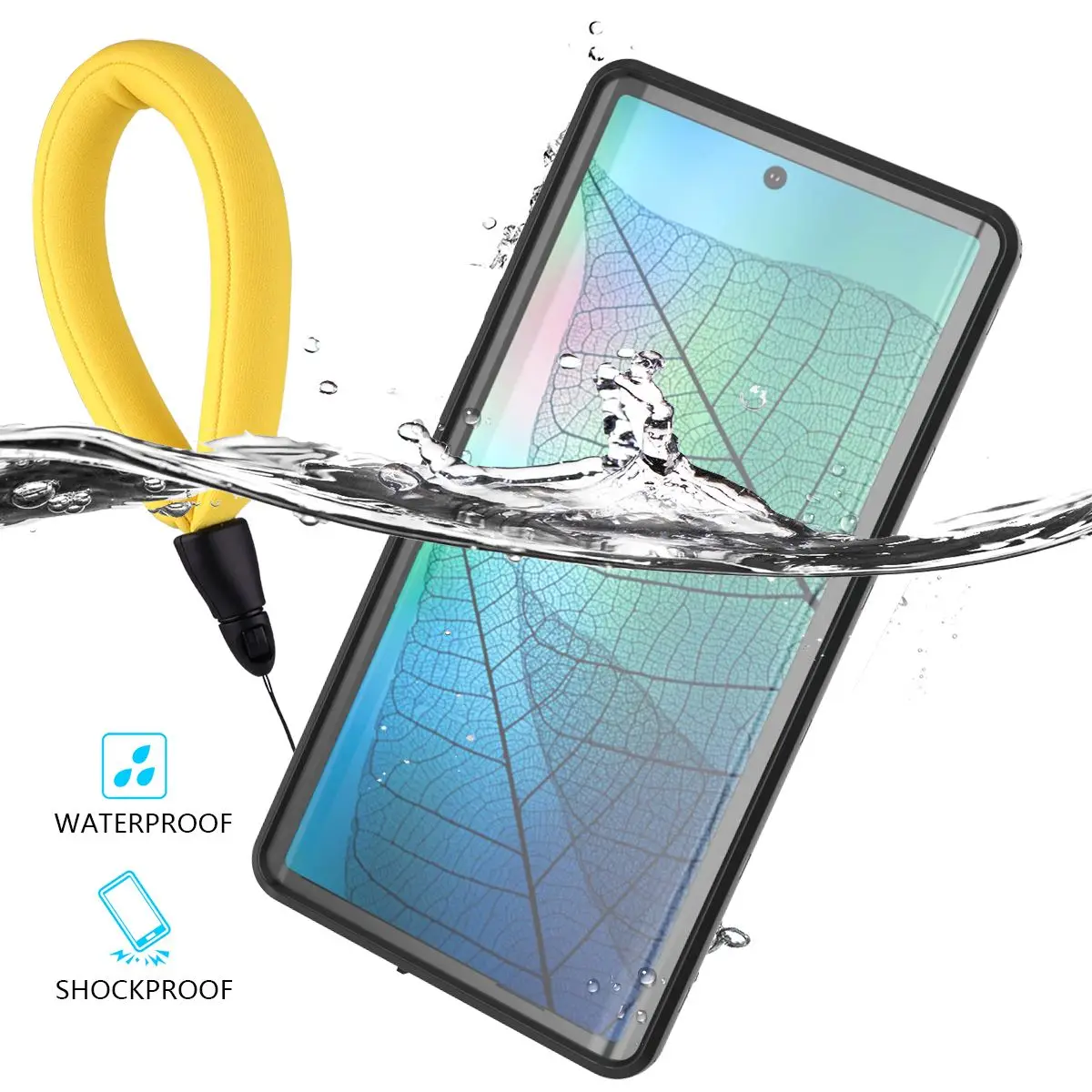 

for Samsung Galaxy Note 10 Case IP68 Waterproof Dots Pattern 360 Degree Protection Dropproof Back Cover for Samsung Note 10 Plus