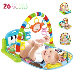 Tapis de jeu pour bébé, 27 Styles de clavier, support de musique, Puzzle, Piano, tapis de gymnastique pour bébé, tapis rampant, jouet d'éducation précoce 