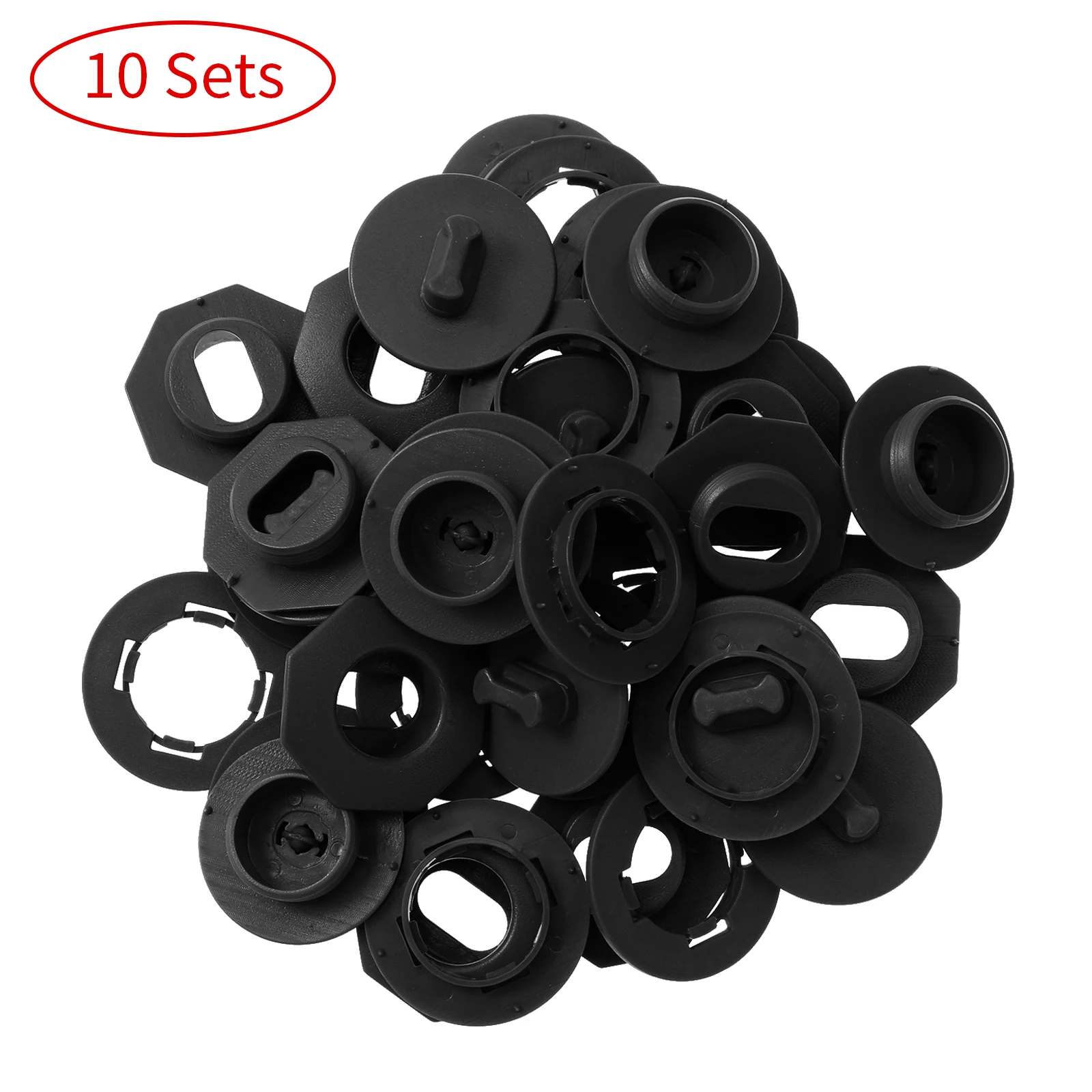 10Sets Universal Black Auto Boden Matte Clips Teppich Retainer Befestigungs  Halter Griffe Doppel-schicht Rotierenden Clip Anti-skid Schnalle Draht -  AliExpress