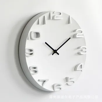 

Large Modern 3D Wall Clock Silent Quartz Clocks Wall Home Decor Living Room Silent Bedroom Watch Home Duvar Saati Gift FZ855