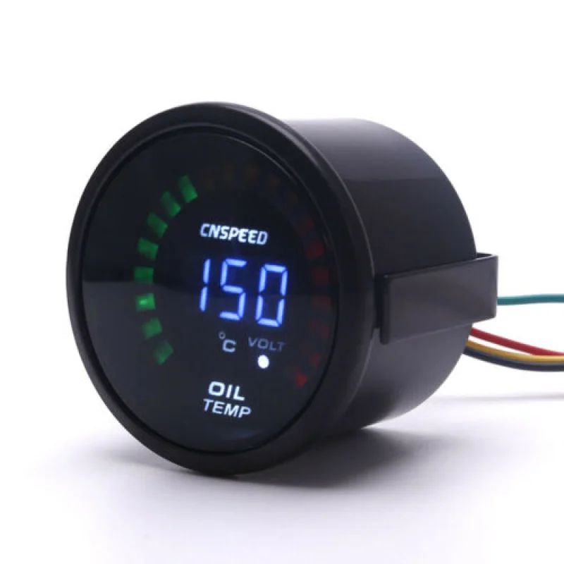 Универсальный датчик температуры масла автомобильный измеритель светодиодный индикатор напряжения цифровой дисплей 20~ 150°c дым