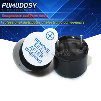 

10PCS 5v Active Buzzer Magnetic Long Continous Beep Tone 12*9.5mm