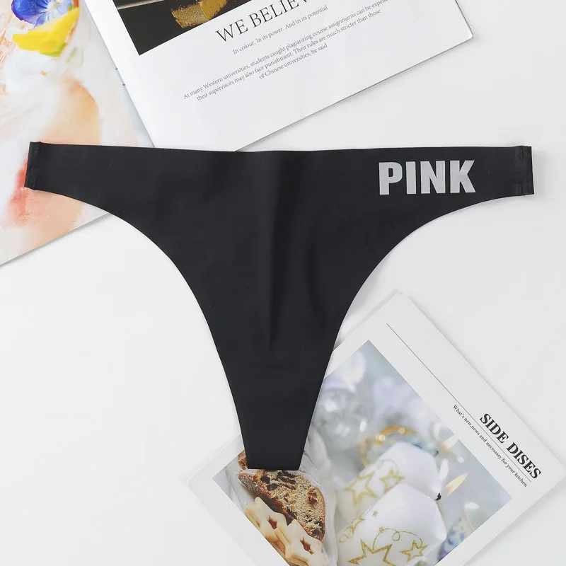 Pink Seamless Panties Women, Women's Seamless Underwear