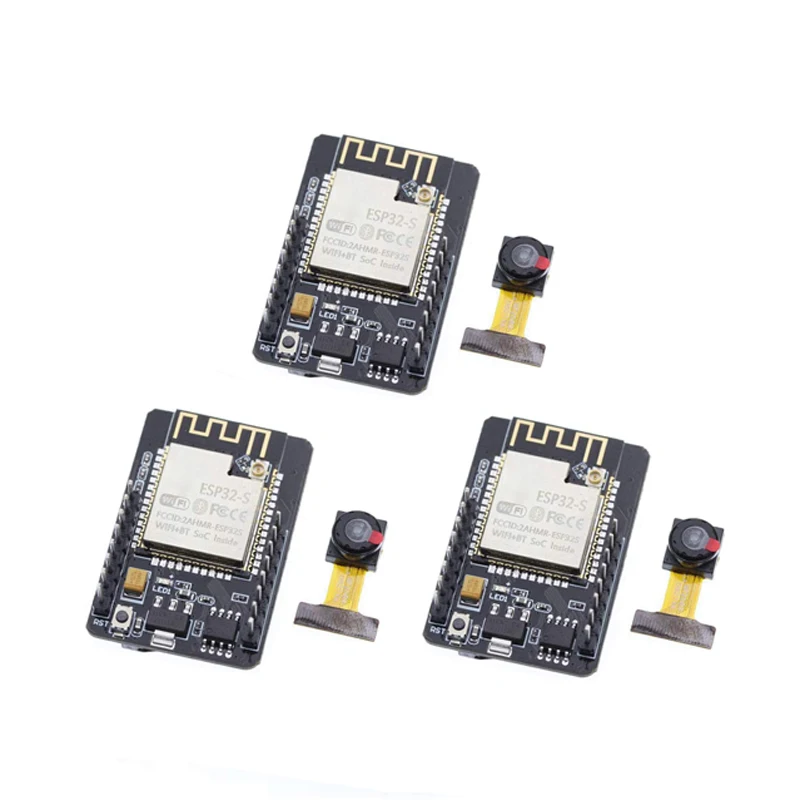 Макетная плата с модулем камеры ESP32 ESP32-CAM модуль Wi-Fi и Bluetooth ESP32-S 3 шт. | Электронные