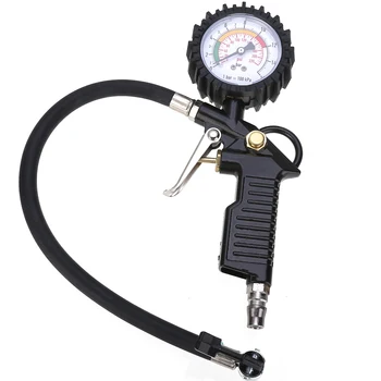 

1pc Tire Pressure Gauge Tire Inflator Gauges Pneumatic Tool Car Tire Air Pressure Gauge Vehicle Inflation Tire Air Inflator