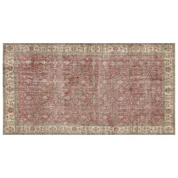 

Handmade Natural Vintage Turkish Area Rug 158x295 Cm-5'2''X9'8''