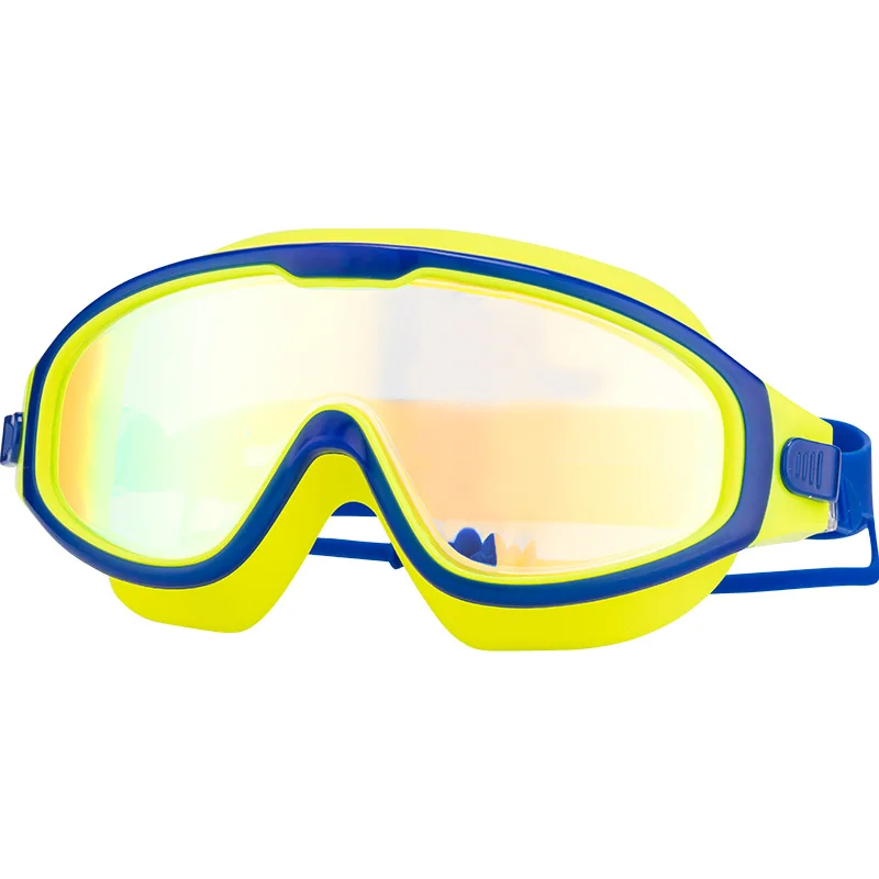 Children's Swimming Goggles Goggles Professional Waterproof Anti-fog HD Swimming Glasses Girls Big Frame Diving Equipment