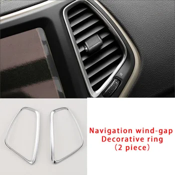 

Molding Trim Gap Decorative Ring For Jeep Cherokee 1pc Chrome Matt Navigation Wind