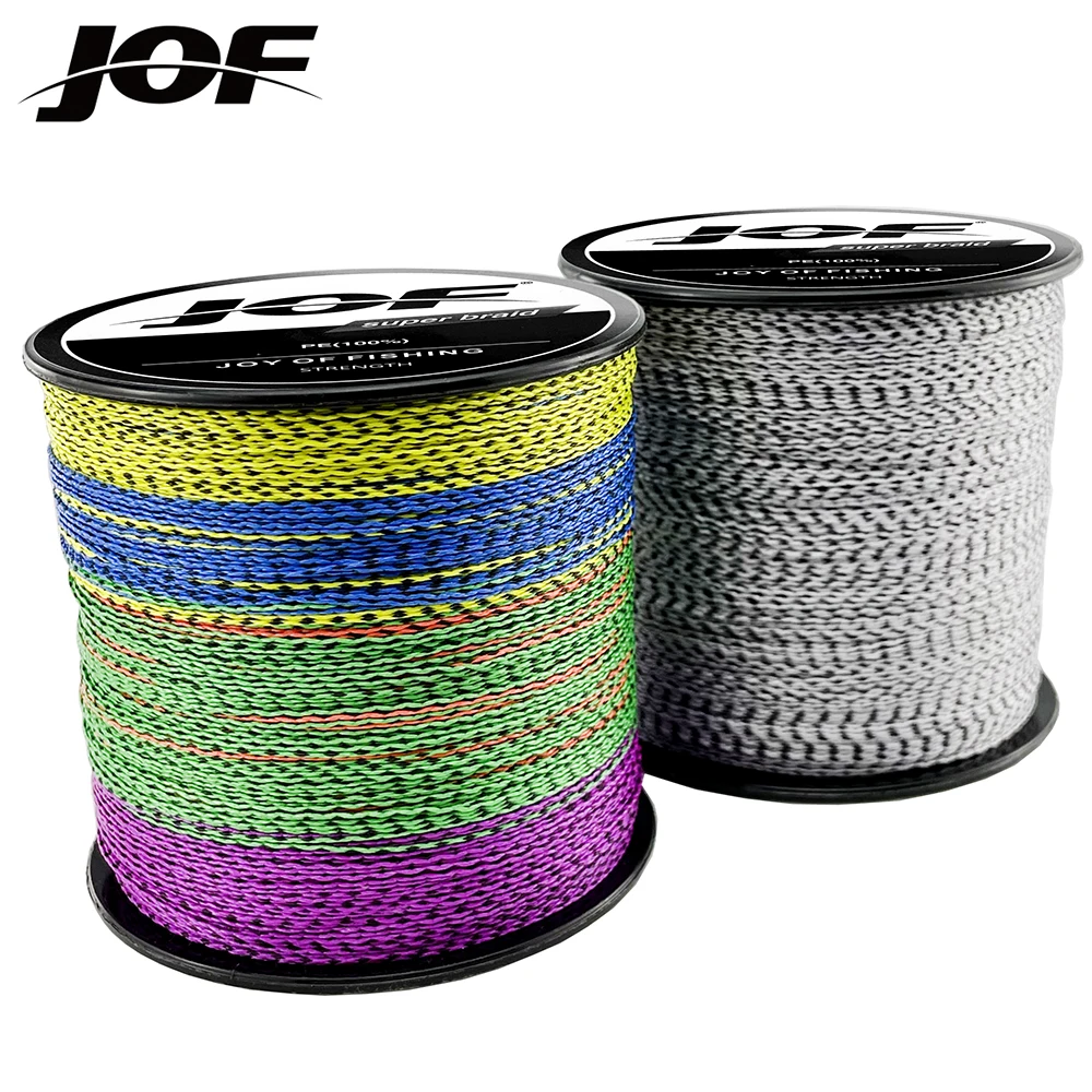 

JOF 300M 4 Strands Braided Fishing Lines Multifilament PE Spotted Invisible 10 12 18 28 35 40 50 60 80LB Diameter 0.11-0.50mm