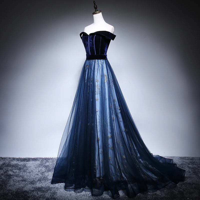 Бархатное вечернее платье, изысканное женское платье Qipao, стразы, блестки, платье для выпускного вечера, сексуальное платье с открытыми плечами, Robe De Soiree Vestidos